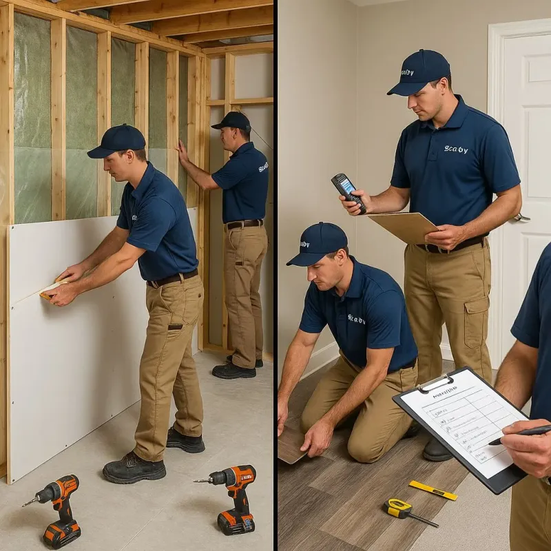 Repairs and Reconstruction process in Pulaski County, GA