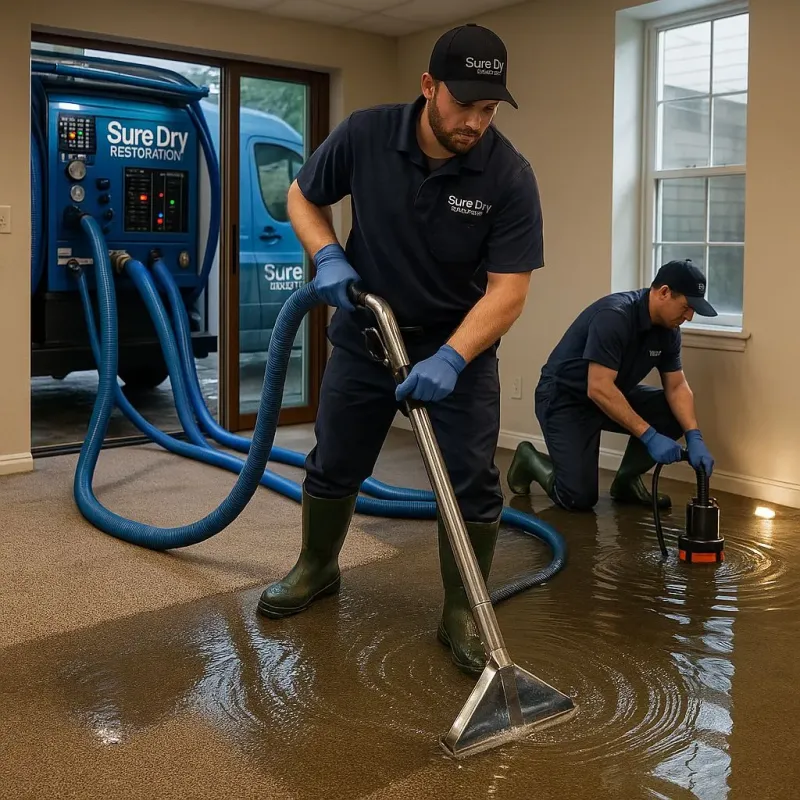 Water Extraction and Removal process in Pulaski County, GA